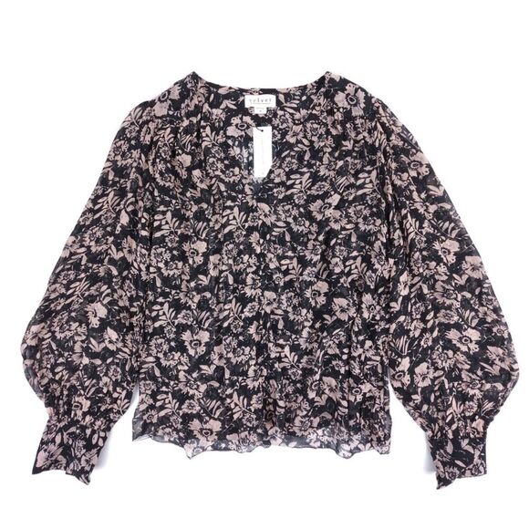 NWT Velvet by Graham & Spencer Miley Long Sleeve Boho Blouse Cottagecore Prairie - Picture 1 of 8